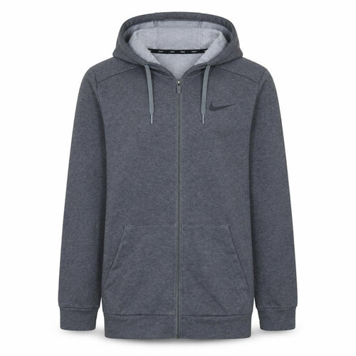 Nike Men's Grey Dri-Fit Full Zip Hoodie Small Classic Fit