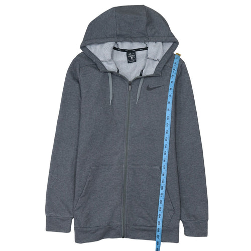 Nike Men's Grey Dri-Fit Full Zip Hoodie Small Classic Fit