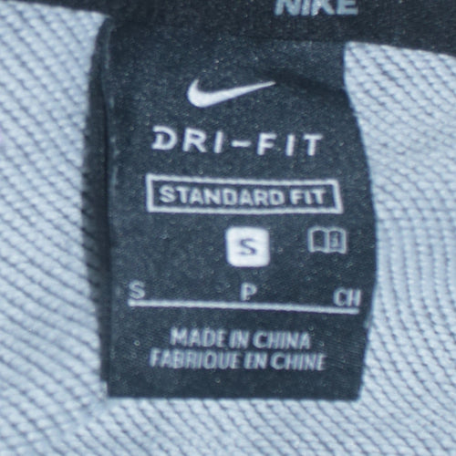 Nike Men's Grey Dri-Fit Full Zip Hoodie Small Classic Fit