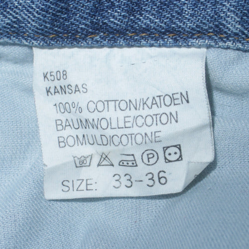 Lee Riders Men’s Blue Vintage 90s Straight Leg Denim Jeans 33x36
