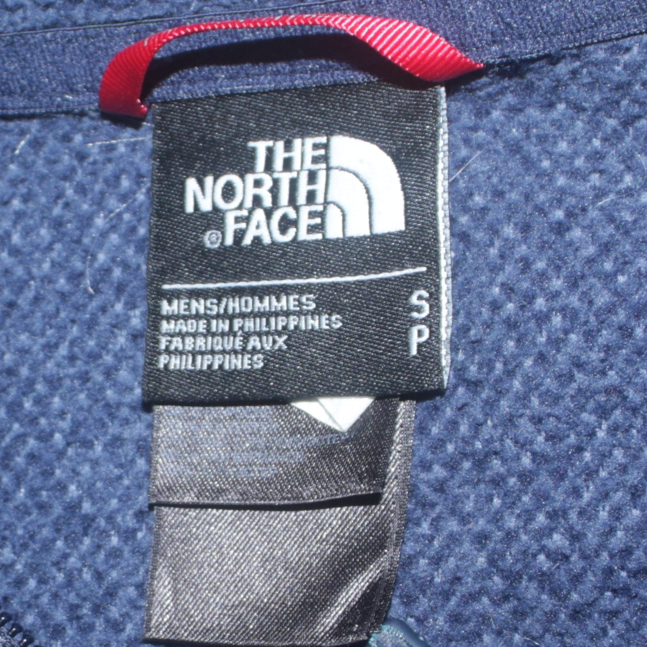 The North Face Men's Blue Full Zip Fleece Sweatshirt Size S