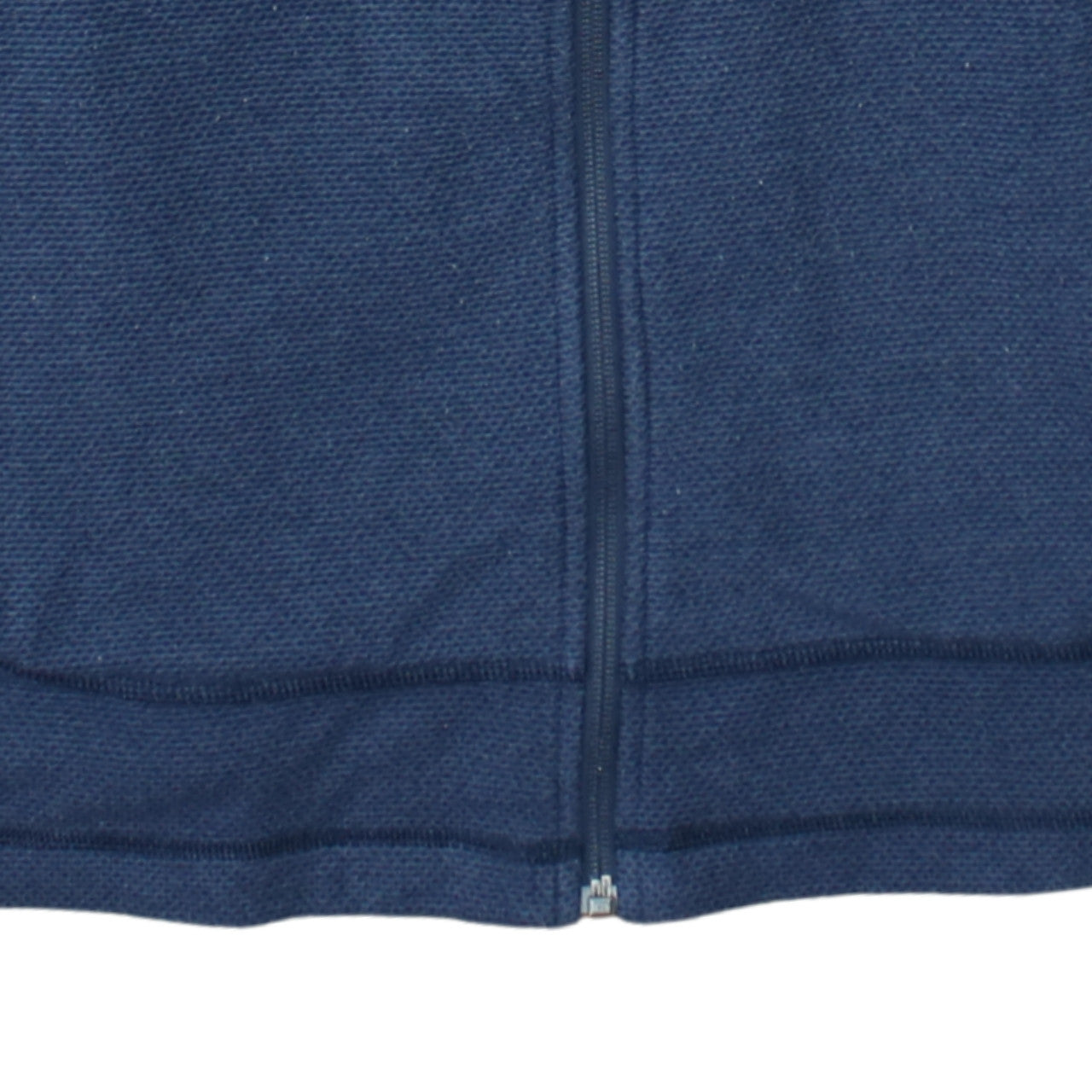The North Face Men's Blue Full Zip Fleece Sweatshirt Size S