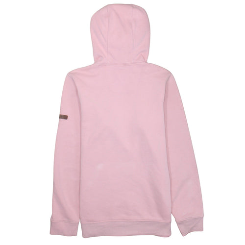Columbia Women’s Pink Pullover Hoodie S Cotton Blend Logo Casual