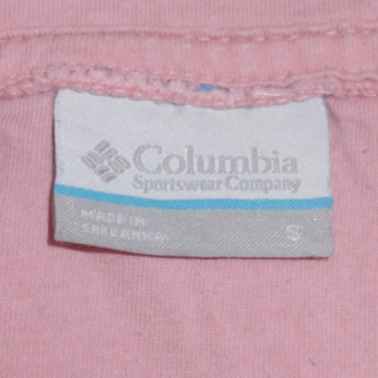 Columbia Women’s Pink Pullover Hoodie S Cotton Blend Logo Casual