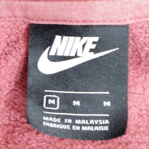 Nike Men's Red Fleece Pullover Hoodie Size M