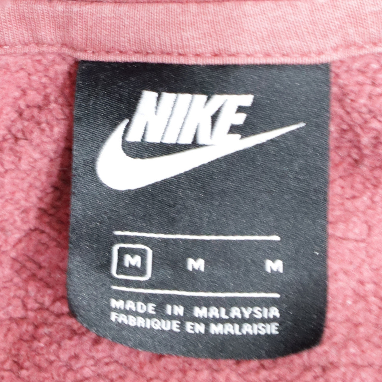 Nike Men's Red Fleece Pullover Hoodie Size M