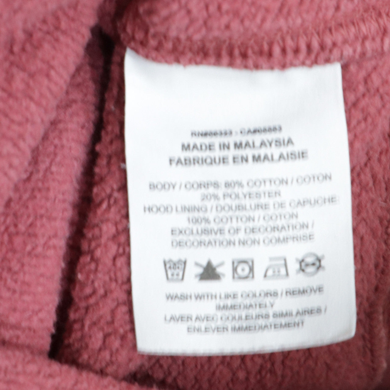 Nike Men's Red Fleece Pullover Hoodie Size M