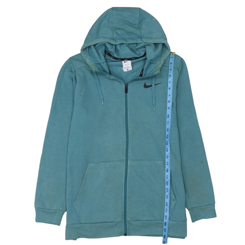 Nike Men Blue Full Zip Hoodie L Regular Fit Sportswear