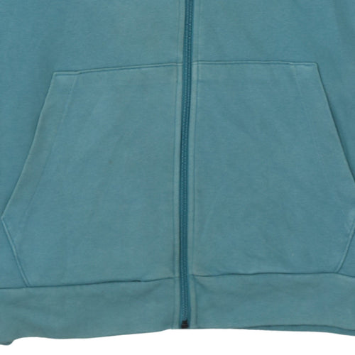 Nike Men Blue Full Zip Hoodie L Regular Fit Sportswear