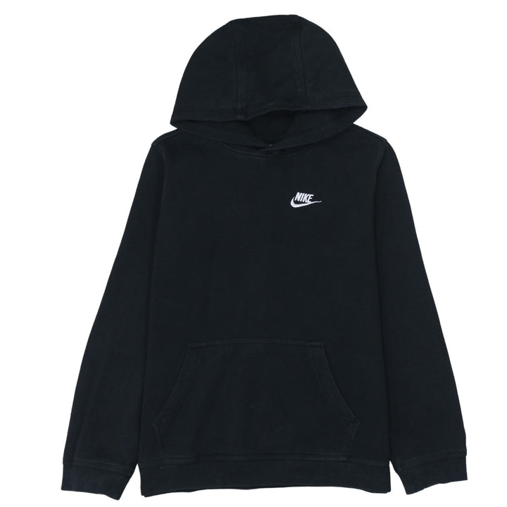 Nike Boys Black Pullover Hoodie XL 158-170cm Standard Fit Kangaroo Pocket