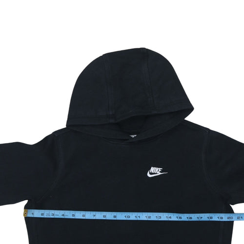 Nike Boys Black Pullover Hoodie XL 158-170cm Standard Fit Kangaroo Pocket