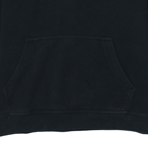Nike Boys Black Pullover Hoodie XL 158-170cm Standard Fit Kangaroo Pocket