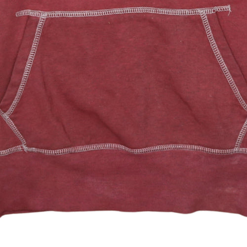 Ellesse Womens Red Hoodie Size 8 Pullover Logo Sweatshirt