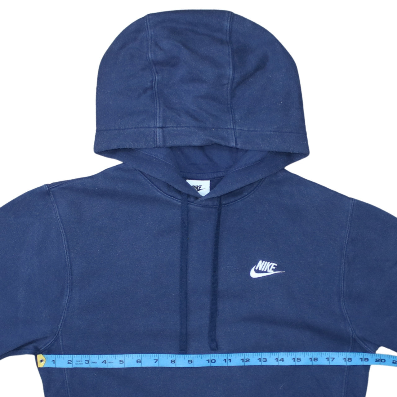 Nike Men's Blue Pullover Hoodie XS Logo Fleece Sportswear