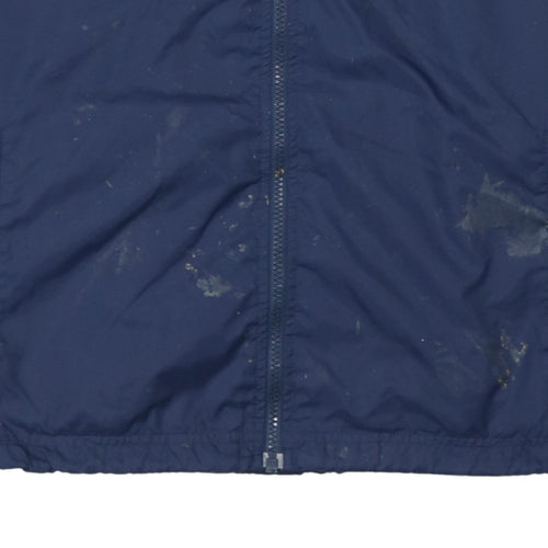 Fila Boys Blue Size 16 Windbreaker Jacket Full Zip Lightweight Sportswear