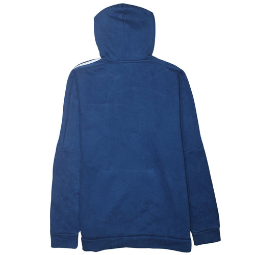 Adidas Men’s Blue XL Pullover Hoodie Sports Fleece Sweatshirt