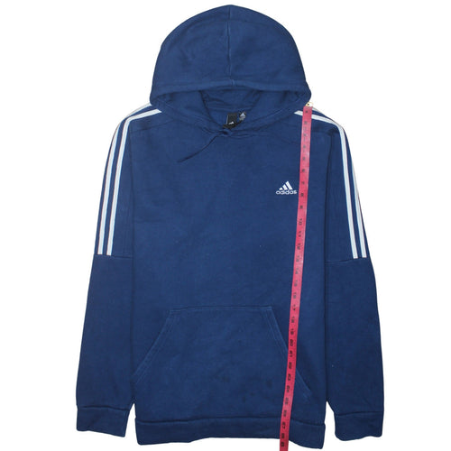Adidas Men’s Blue XL Pullover Hoodie Sports Fleece Sweatshirt