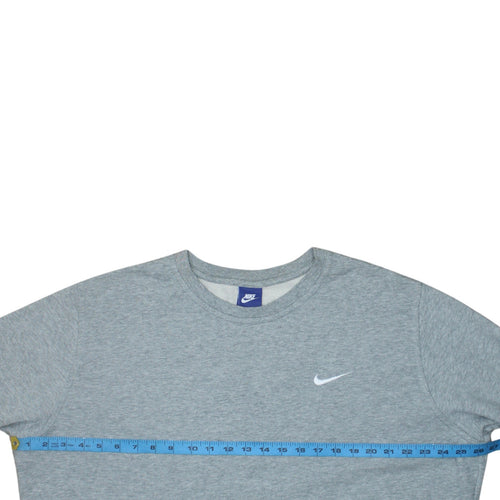 Nike Men's Grey 2XL Crew Neck Pullover Sweatshirt