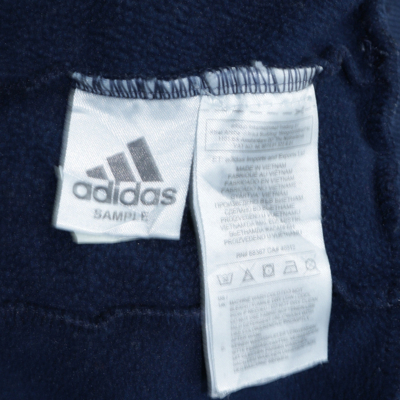 Adidas Men's Blue Pullover Hoodie Medium Fleece Basketball Style