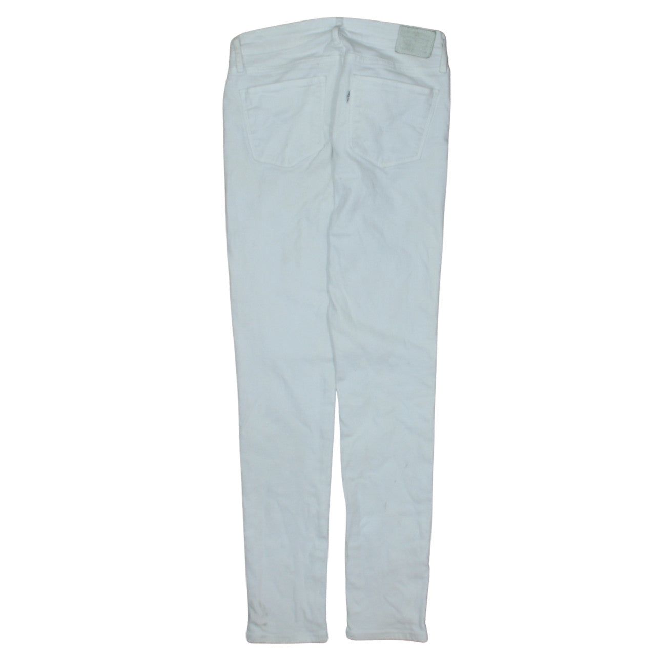 Levi's Women's White 711 Skinny Jeans Size 27 Mid Rise Denim