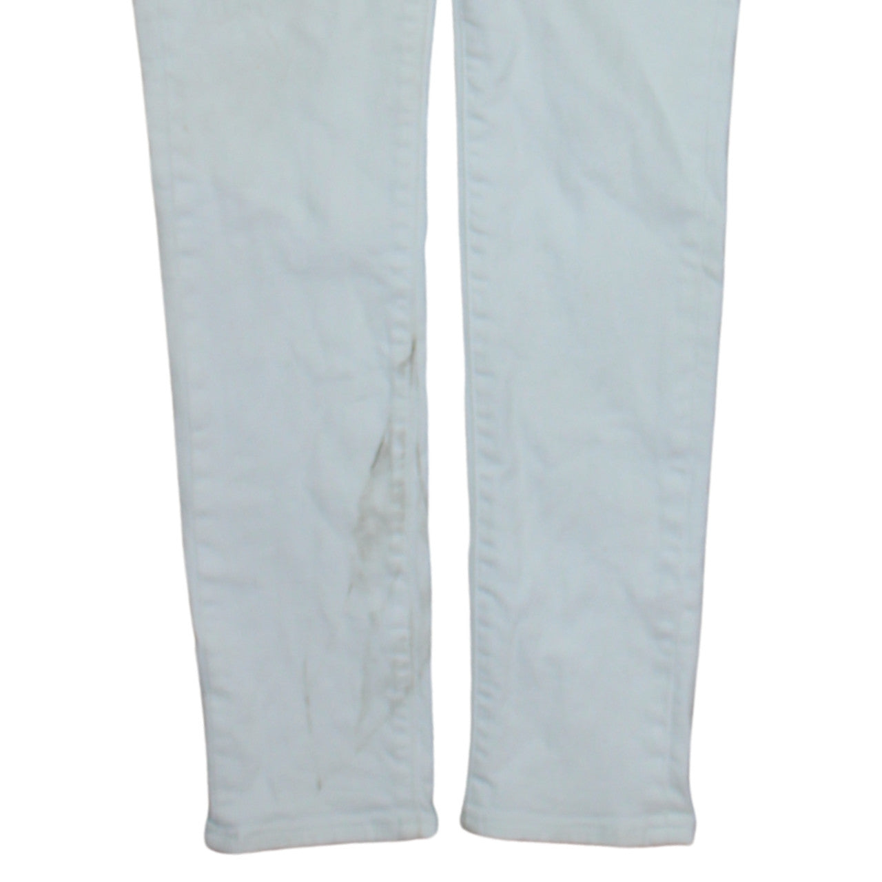 Levi's Women's White 711 Skinny Jeans Size 27 Mid Rise Denim