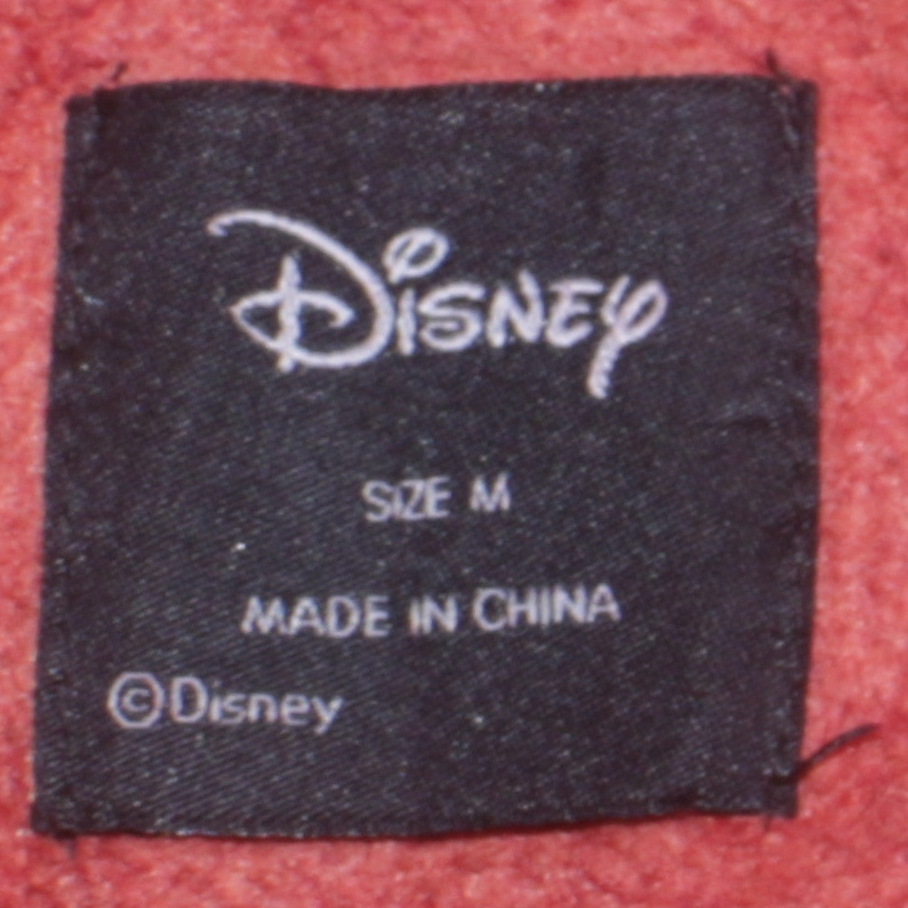 Disney Mickey Mouse Red Pullover Hoodie Unisex M