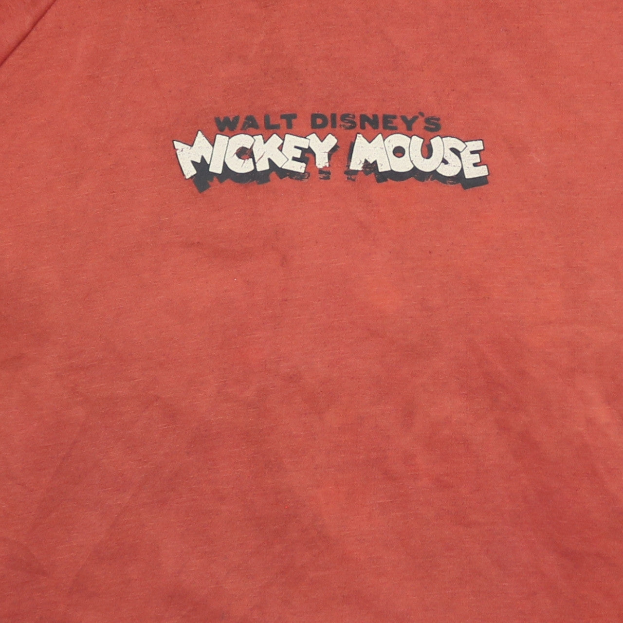 Disney Mickey Mouse Red Pullover Hoodie Unisex M