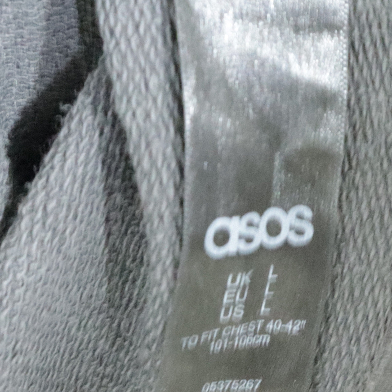 ASOS Men’s Black Nirvana Graphic Pullover Sweatshirt L