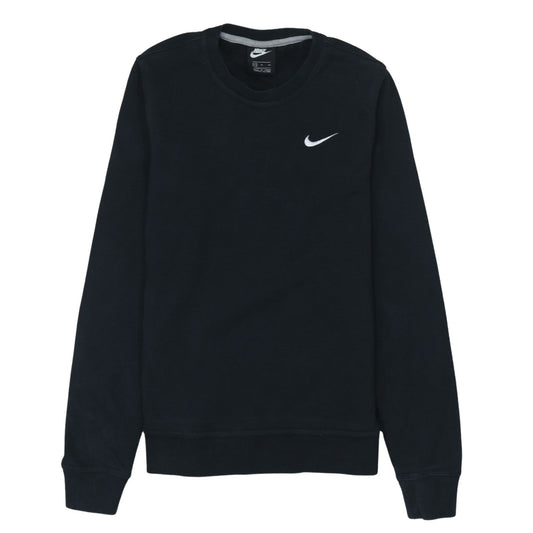 Nike Men's Black Small Crew Neck Pullover Sweatshirt