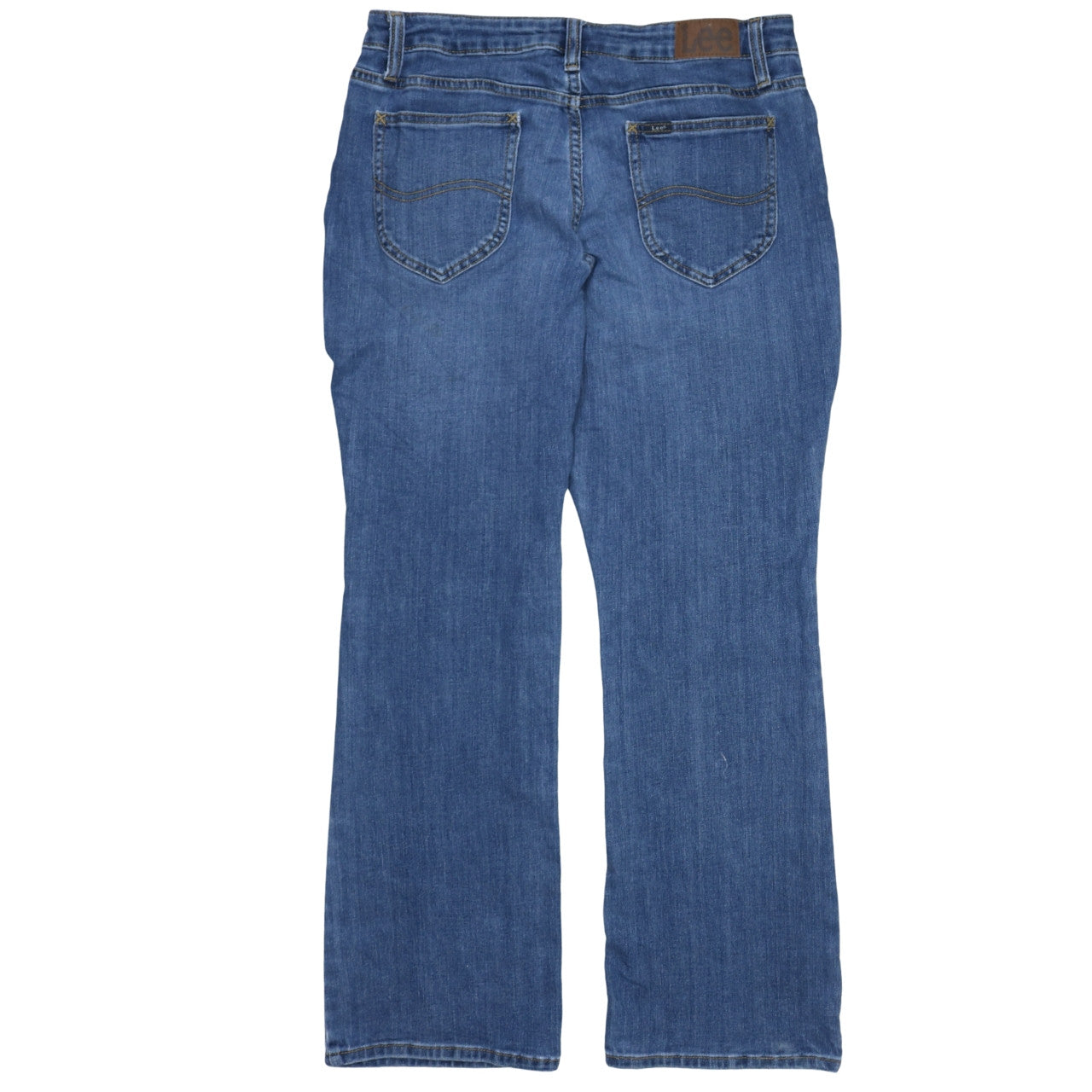 Lee Women's Blue Bootcut Mid Rise Regular Fit Jeans Size 10P