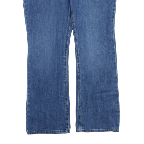 Lee Women's Blue Bootcut Mid Rise Regular Fit Jeans Size 10P