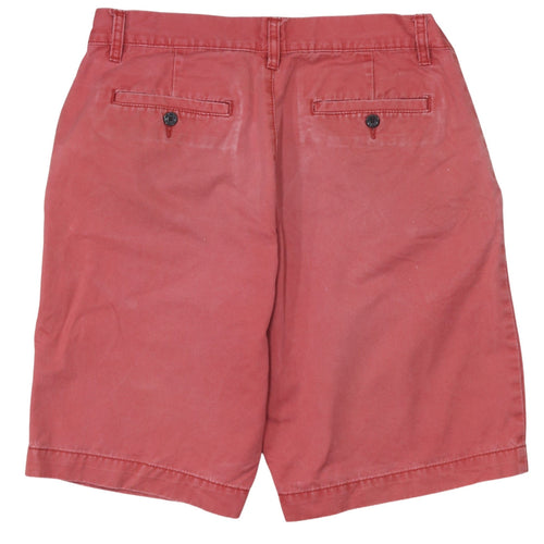 Gap Men's Red Chino Shorts Size 33 Cotton Twill Casual