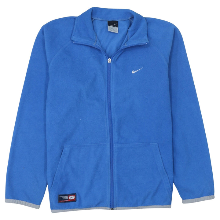Nike Boys Blue Therma-FIT Fleece Track Jacket Size 14-15 Years