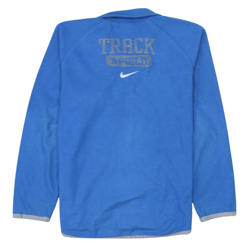 Nike Boys Blue Therma-FIT Fleece Track Jacket Size 14-15 Years