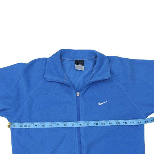 Nike Boys Blue Therma-FIT Fleece Track Jacket Size 14-15 Years