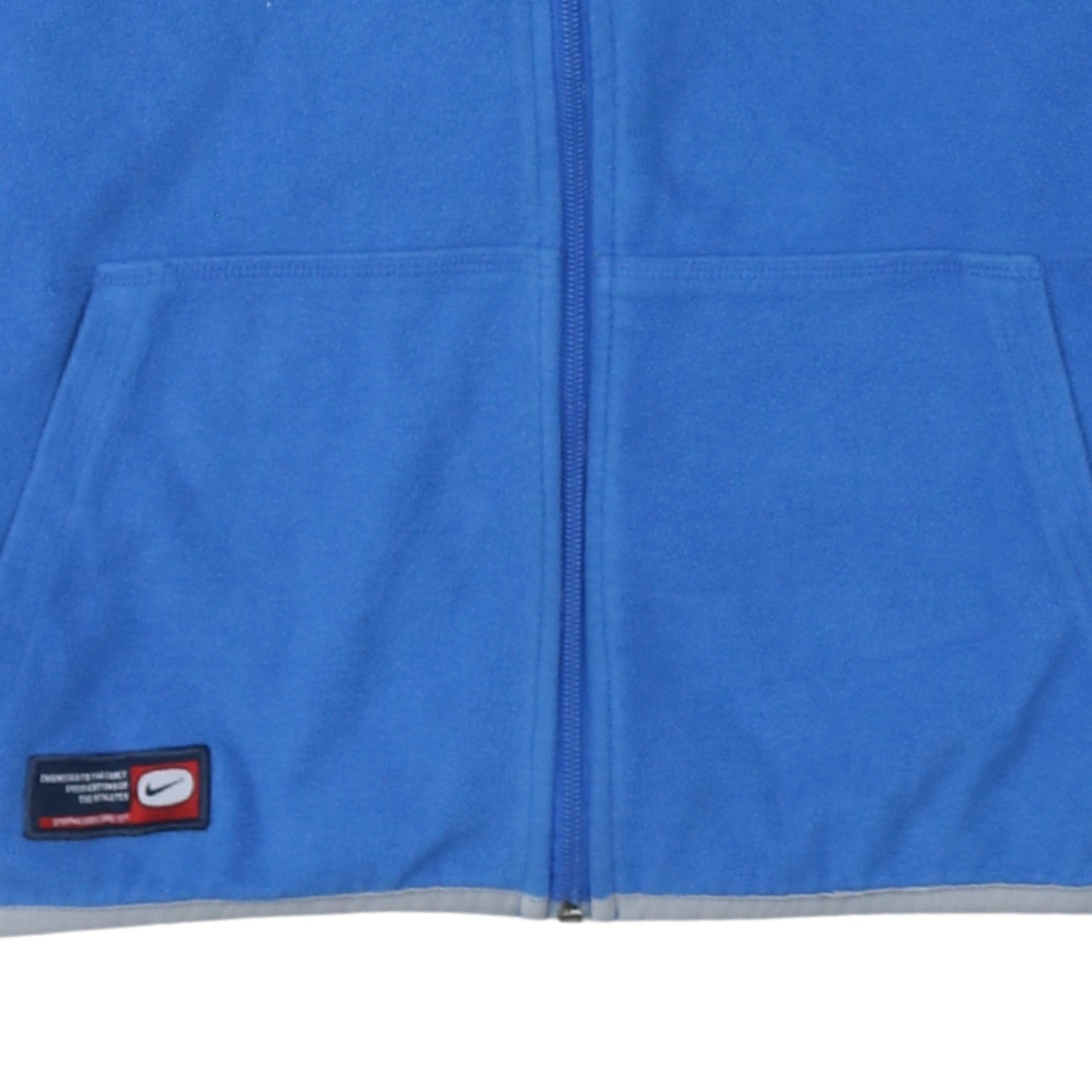 Nike Boys Blue Therma-FIT Fleece Track Jacket Size 14-15 Years