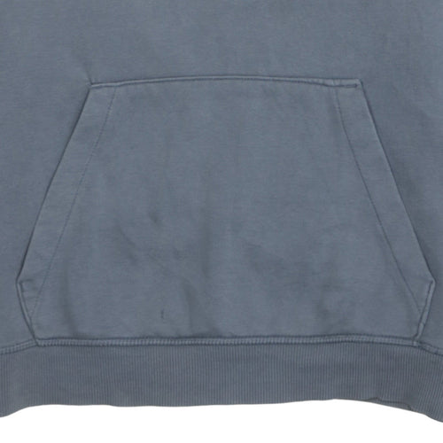Puma Men's Grey Pullover Hoodie S Logo Sports Fleece Sweatshirt