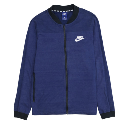 Nike Men's Blue Full Zip Sports Sweatshirt Size S