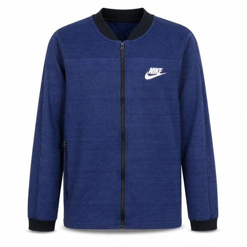 Nike Men's Blue Full Zip Sports Sweatshirt Size S