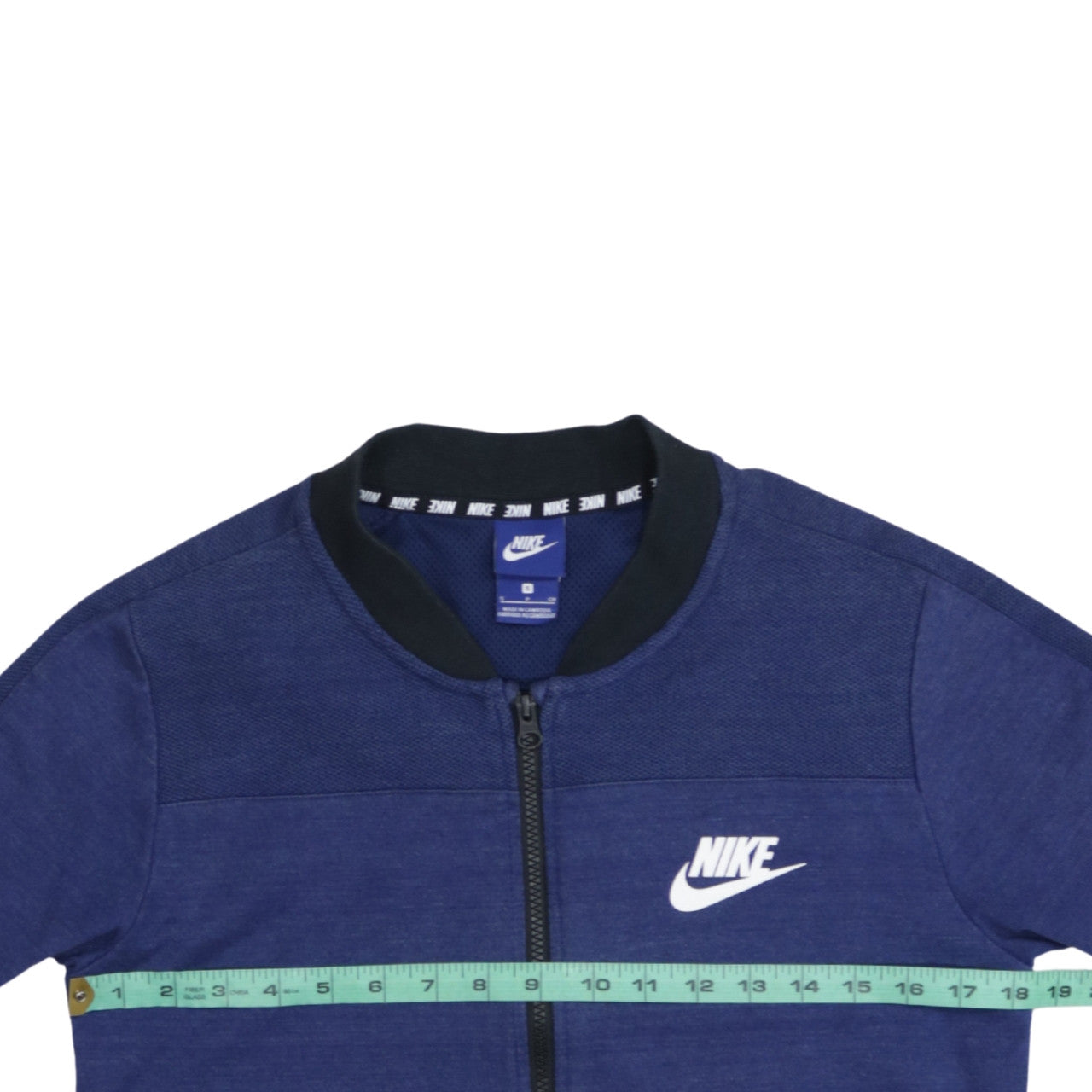 Nike Men's Blue Full Zip Sports Sweatshirt Size S