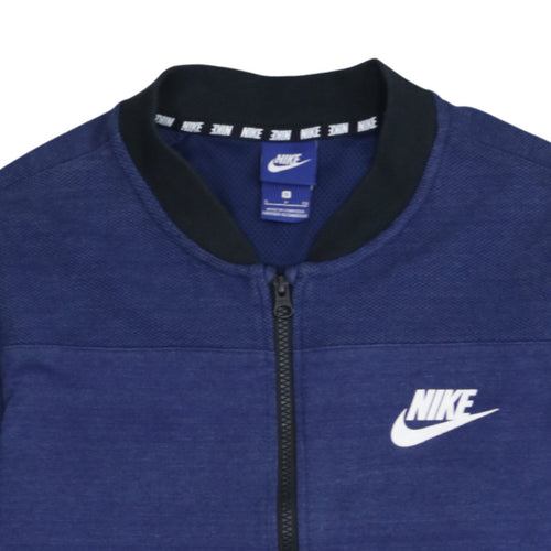 Nike Men's Blue Full Zip Sports Sweatshirt Size S