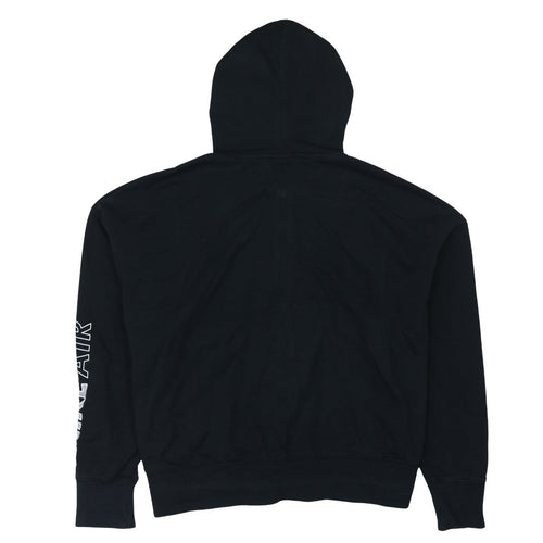 Nike Air Black Full Zip Hoodie XL Women's Cotton Blend Logo Hoodie