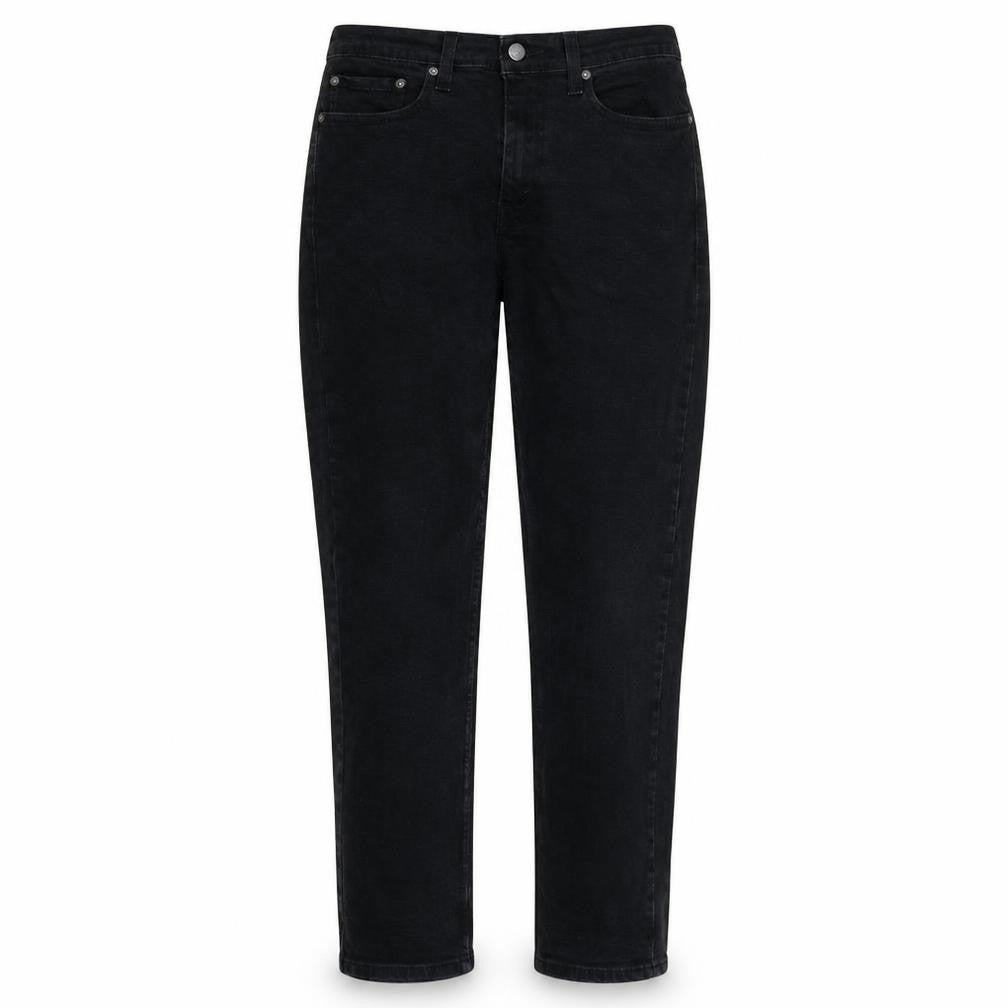 Front view of Levi's Women's Black 514 Straight Jeans, size 4, Regular