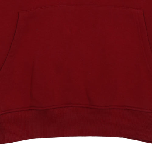 Champion Men's Red XL Pullover Hoodie Embroidered Logo Cotton