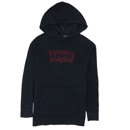 Levi's Men's Black Pullover Hoodie M Classic Logo Fleece
