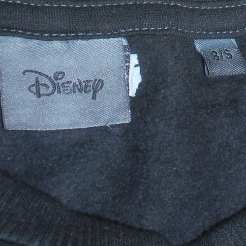 Disney Women Black Minnie & Mickey Graphic Pullover Sweatshirt S
