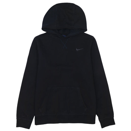 Nike Boys Black Pullover Hoodie XL 13-15 Years Fleece Lined Sweatshirt