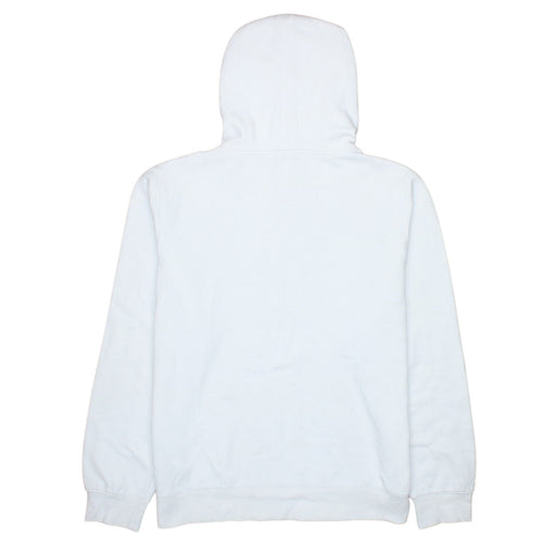 Champion Women White XL Pullover Hoodie Pink Logo Cotton Blend