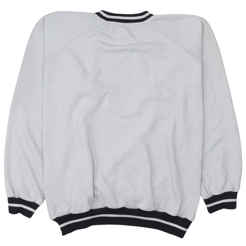 Kappa Men's White XL Logo Pullover Sweatshirt Vintage Sportswear