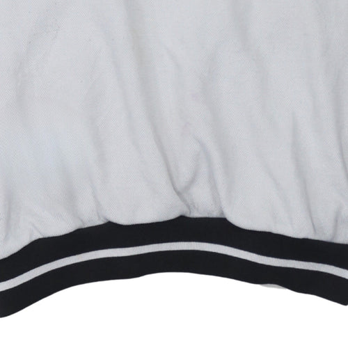 Kappa Men's White XL Logo Pullover Sweatshirt Vintage Sportswear